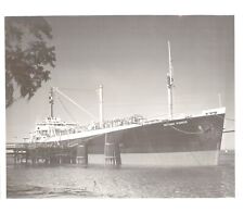 Methane Pioneer CARGO SHIP Docked at LAKE CHARLES Vintage 1959 Press Photo picture