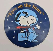 1968 NASA Apollo Skylab Snoopy “Eyes on the Stars” Sticker Decal picture