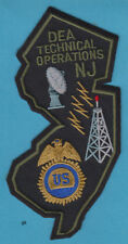 DEA  NEW JERSEY TECHNICAL OPERATIONS STATE SHAPE DRUG PATCH picture
