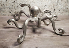 Vintage Metal Octopus w/ 8 Tentacles Nautical Table Conversation Piece picture