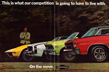1970 Chevrolet Muscle Cars 350hp Oct. 1969 Hot Rod Vintage Print Ad-C3.2 picture