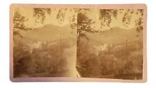 Antique 1870s Geyser Springs Hotel Stereoview Petaluma CA T.M. Wood Photo picture