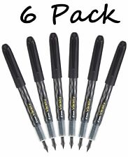 6 PACK: Pilot Varsity Disposable Medium Point Fountain Pens, Black Ink - NEW picture