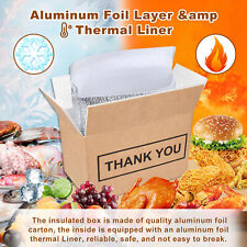 10Pcs,S/M/L/XL Aluminum Foil Liner Chill Insulated Shipping,Cold Shipping Boxes  picture
