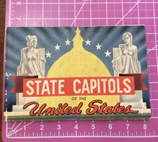 Vintage 1937 Booklet State Capitols Of The United States, Curt Teich & Co.  picture
