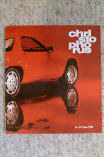 Porsche Christophorus Magazine English #147 June 1980 RARE Awesome L@@K picture