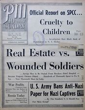 1-1944 WWII January 23 REAL ESTATE vs. WOUNDED SOLDIERS - COSTA RICO -SPCC NY PM picture