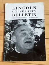 Rare HBCU Lincoln University, PA Bulletin Commencement Issue Summer 1964 picture