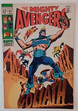 Avengers #63 (1st app of New Goliath/Clint Barton) 1968  picture