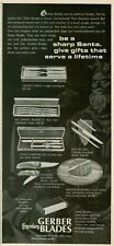 1968 Gerber Legendary Blades Carving Dining Hunting Kitchen Set Vintage Print Ad picture