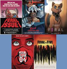 FERAL #1 2 3 4 5 B variant HORROR MOVIE HOMAGE set iMAGE 2024 stray dogs NM 7/24 picture