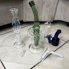 Water Pipe Bong Collection Vortex Helix Unused Nice Lot picture