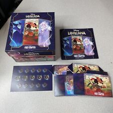 Disney Lorcana First Chapter Trove Empty Box And Accessories MINT CONDITION picture