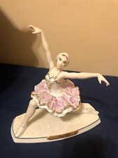 SWAN LAKE   PORCELAIN  BALLERINA  FIGURINE  BY ENESCO [PEARL]  INTACT picture