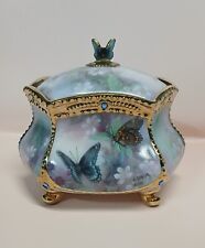 Ardleigh Elliott Lena Lui's Enchanted Wings Heirloom Porcelain Music Trinket Box picture
