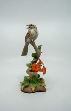Edward Marshall Boehm Porcelain Song Sparrow with Trumpet Vine 400-59 Rare picture