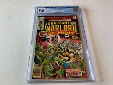 JOHN CARTER WARLORD OF MARS 1 CGC 9.6 WHITE PAGES 1ST MARVEL APP COMICS 1977 TT picture