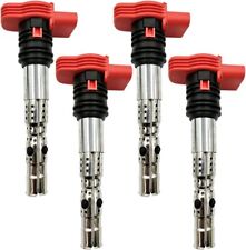 Red Top Ignition Coil Packs UF483 UF411 06C905115A 06A905115 Set of picture