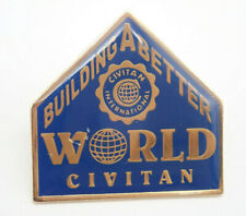 Civitan International Building A Better World Vintage Lapel Pin picture