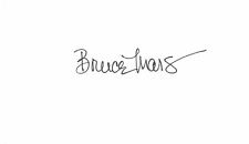 Bruce Mars signed autographed index card AMCo 11539 picture