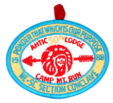1988 Section NE-5C Conclave Patch Ah'tic Lodge Bucktail Council PA OA Scouts BSA picture