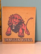 Vintage Latin Lion Alumni Research Cathedral decal picture