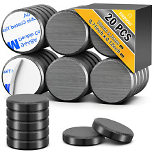 20Pack Magnets for Crafts with Adhesive Backing round Disc Magnets Strong Stick picture