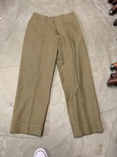 ORIGINAL WWII US ARMY M1938 WOOL COMBAT FIELD TROUSERS- LARGE 36 WAIST (34X31 picture
