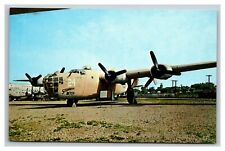 Vintage 1969 Military Postcard Consolidated B-24D Liberator - Air Force Museum picture