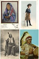 INDIANS NATIVE AMERICANS 13 Postcards Mostly pre-1960 (L6659) picture
