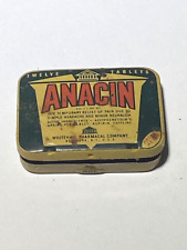 Vintage Anacin Headache Medicine Tin, w/Original Insert, *BNT779* picture