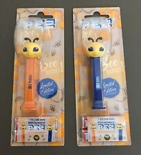 2021 Pez Bee Yourself set of 2 Blue and Orange limited edition picture
