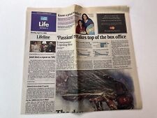 USA Today Life Section D Newspaper April 12 2004 Passion Movie, Cicada, Trump picture