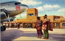 Albuquerque New Mexico NM Municipal Airport Airplane TWA Indians Native American picture