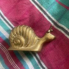 Vintage Solid Metal Brass Snail - Rare Find picture