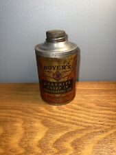 Vintage Boyer's Graphite Creep-In Penetrating Oil Half Pint Cone Top Can picture
