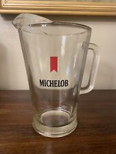 Vintage Heavy Glass Michelob Light Beer Pitcher 64 oz.  picture