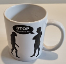 Coffee Tea Mug Cup 300ml Human Evolution - Stop Following Me picture