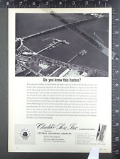 1968 ADVERTISEMENT for Chubb & Son St. Augustine FL harbor yacht boat picture