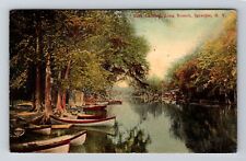 Syracuse NY-New York, Long Branch Boat Landing, c1912 Vintage Souvenir Postcard picture