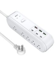 PD 20W Surge Protector, 10 Outlets and 3 USB C&3 USB A Ports, 6ft Extension C... picture