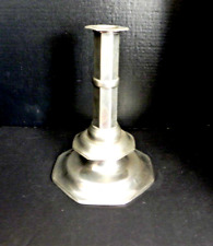 Pewter candlestick, 