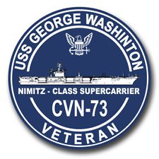USS George Washington CVN-73 Veteran Decal Officially Licensed US Navy picture