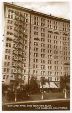 Postcard CA Los Angeles Gaylord Apts Wilshire Blvd RPPC c1907-14 Prnted Germany picture