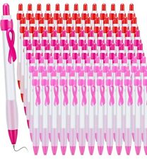 120 Pcs Breast Cancer /Cancer Awareness Pens Bulk / Retractable picture