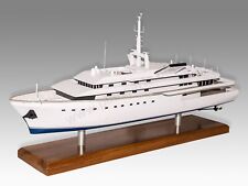 Donald J Trump Princess Yacht Solid Klin Dry Mahogany Handcrafted Display Model picture