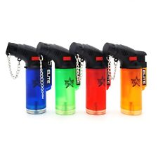 Elite Brands USA Mini Torch Butane Gas Refillable Lighters Bulk Pack of 10 picture