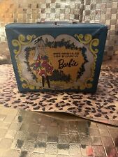 Vintage 1971 THE WORLD OF BARBIE LUNCHBOX **** picture