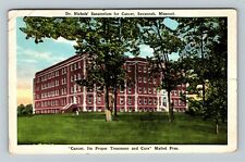 Savannah MO-Missouri, Dr. Nichols' Sanatorium for Cancer c1927 Vintage Postcard picture