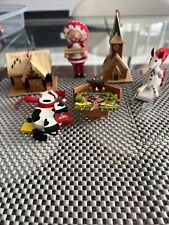 VTG Lot Of 6  wooden Christmas ornaments picture